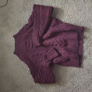 cable knit sweater